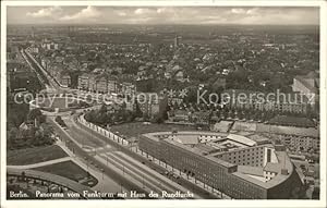 Postkarte Carte Postale 41816767 Berlin Panorama Funkturm Haus Rundfunds Berlin