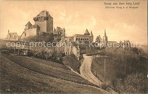 Postkarte Carte Postale 41817004 Burg Wupper Schloss Burg