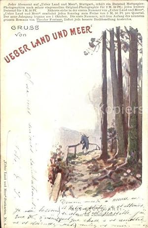 Bild des Verkufers fr Postkarte Carte Postale 11854775 Zeitung Illustrirte ueber Land und Meer Werbung Alt-Stuttgart Schiller zum Verkauf von Versandhandel Boeger