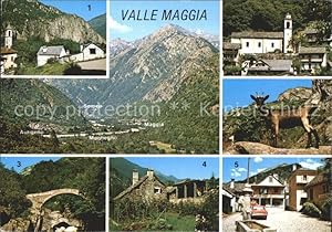 Imagen del vendedor de Postkarte Carte Postale 11888544 Valle Maggia Avegno Rivero Ponte-Romana Roncchini Maggia Maggiatal a la venta por Versandhandel Boeger