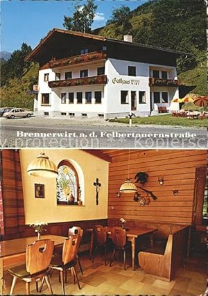 Postkarte Carte Postale 11923482 Felbertauernstrasse Brennerwirt Gasthaus Stube Mittersill