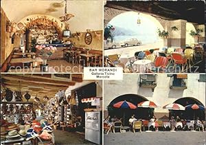 Bild des Verkufers fr Postkarte Carte Postale 11903914 Morcote TI Bar Morandi Galleria Ticino Morcote zum Verkauf von Versandhandel Boeger