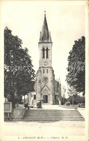 Postkarte Carte Postale 11937495 Ustaritz Eglise Ustaritz