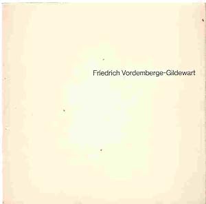 Imagen del vendedor de Friedrich Vordemberge-Gildewart: catalogue of exhibition; Botrop 3 February - 9th March; Hanover 13th April - 18th May 1980 a la venta por Walden Books