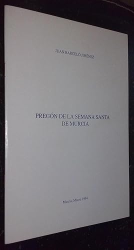 Seller image for Pregn de la semana santa de murcia for sale by Librera La Candela
