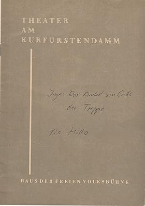 Bild des Verkufers fr Programmheft Das Dunkel am Ende der Treppe von William Inge. Premiere 16. April 1959. Spielzeit 1958 / 1959 zum Verkauf von Programmhefte24 Schauspiel und Musiktheater der letzten 150 Jahre