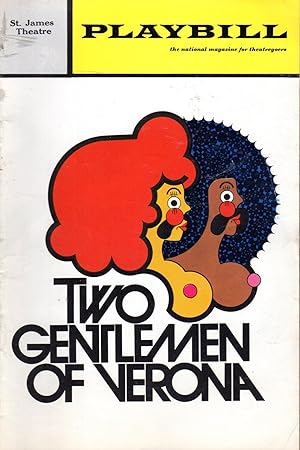 Seller image for Playbill: Volume 8, No. 12: December, 1971 Featuring the St. James Theratre Presentation of "Two Gentlemen of Verona" for sale by Dorley House Books, Inc.