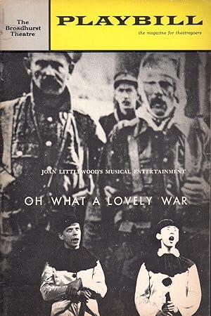 Seller image for Playbill: Volume 1, No. 12: December, 1964 Featuring the Broadhurst Theatre Presentation of "Oh, What a Lovely War" for sale by Dorley House Books, Inc.