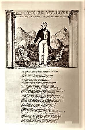 AMERICAN SONG SHEETS, SLIP BALLADS, AND POETICAL BROADSIDES, 1850-1870.; A Catalogue of the Colle...