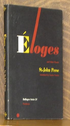 Image du vendeur pour ELOGES AND OTHER POEMS mis en vente par Andre Strong Bookseller