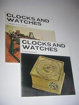 Clocks and Watches. 1: Weight-driven Clocks + 2: Spring-driven (2 Bde.)