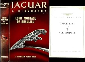 Seller image for Jaguar A Biography | A Montagu Motor Book (New Series) + Jaguar Cars Price List Booklet for 1961 for sale by Little Stour Books PBFA Member