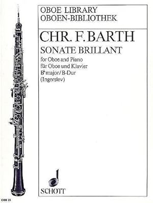 Image du vendeur pour Sonate Brilliant fr Oboe und Klavier B-Dur : Dt/engl, Oboen Bibliothek mis en vente par AHA-BUCH GmbH