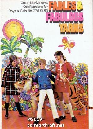 Seller image for Columbia-Minerva Knit Fashions for Boys & Girls No 775 Fables & Fabulous Yarns for sale by booksforcomfort