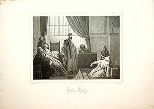 Bild des Verkufers fr Valenzia Gradenigo. Stahlstich von J. W. Baumann nach F. Hayez zum Verkauf von ANTIQUARIAT.WIEN Fine Books & Prints