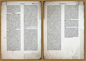 WELTCHRONIK Blatt, Leaf: VIII [8] recto: Text verso:Text