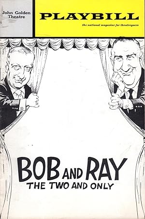 Seller image for Playbill: Volume 7, No. 12, December, 1970: Featuring the John Golden Theatre Presentation of "Bob and Ray: The Two and Only" for sale by Dorley House Books, Inc.