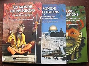 Un monde de religions. Tomes 1-2-3