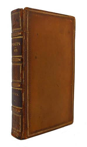 Seller image for THE WORKS OF THE ENGLISH POETS VOL 49 With Prefaces, Biographical and Critical for sale by Rare Book Cellar