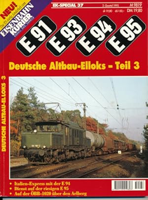 Seller image for Eisenbahn-Kurier EK-special 37 (2. Quartal 1995): Deutsche Altbau-Elloks, Teil 3. for sale by Versandantiquariat  Rainer Wlfel