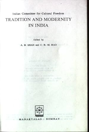Seller image for Tradition and Modernity in India. for sale by books4less (Versandantiquariat Petra Gros GmbH & Co. KG)