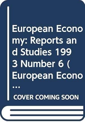 Imagen del vendedor de European Economy: Reports and Studies 93066 1993 The (European Economy: Reports & Studies) a la venta por WeBuyBooks