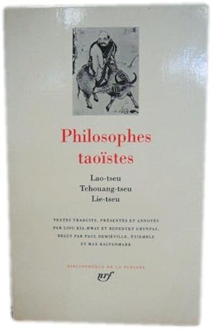 Seller image for Philosophes taoIstes: Lao-Tseu, Tchouang-Tseu, Lie-Tseu for sale by PsychoBabel & Skoob Books