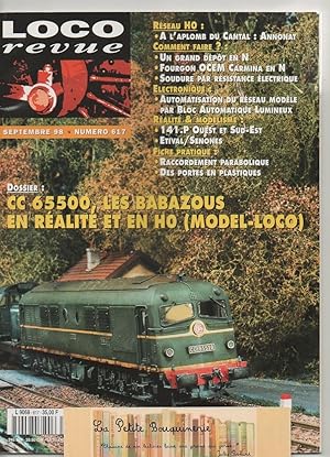 Image du vendeur pour Loco Revue N 617: Dossier: CC 65500, les Babazous en ralit et en HO (Model-Loco) mis en vente par La Petite Bouquinerie