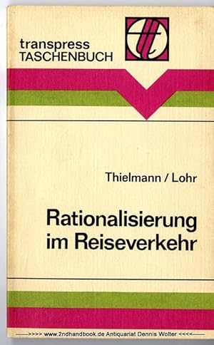 Seller image for Rationalisierung im Reiseverkehr for sale by Dennis Wolter