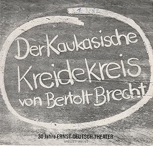 Bild des Verkufers fr Programmheft Der kaukasische Kreidekreis von Bertolt Brecht. Premiere 21. Januar 1982. Spielzeit 1981 / 82 zum Verkauf von Programmhefte24 Schauspiel und Musiktheater der letzten 150 Jahre