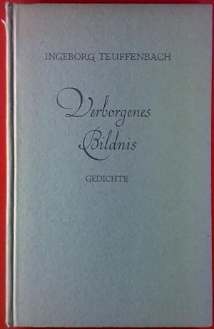 Image du vendeur pour Verborgenes Bildnis. Gedichte. mis en vente par biblion2