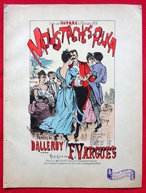 Seller image for Moustaches-Polka (Cre par Duprac a l`Alcazar d`Et. Paroles de Dalleroy pour Piano seul) for sale by ANTIQUARIAT H. EPPLER