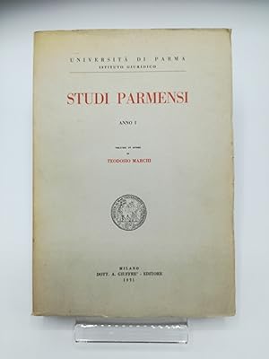Studi Parmensi Anno I