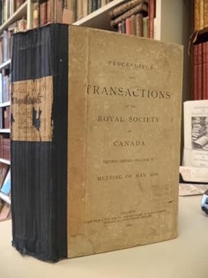 Proceedings and Transactions of the Royal Society of Canada. Second Series - Volume VI. Meeting o...