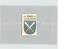 Bild des Verkufers fr Postkarte Carte Postale 42406435 Ditfurt Freistaat Preussen Provinz Sachsen Regierungsbezirk Magdeburg D zum Verkauf von Versandhandel Boeger