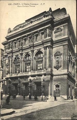 Image du vendeur pour Postkarte Carte Postale 12552962 Paris Opera Comique Theatre Paris mis en vente par Versandhandel Boeger