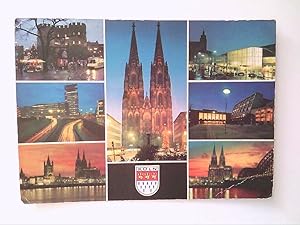 Köln. Mehrbildkarte mit 7 Abb. Kölner Dom,u.a. AK.