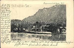 Postkarte Carte Postale 42599011 Motive Badesee Alpen A P Muenchen Motive