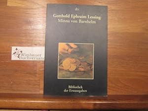 Bild des Verkufers fr Minna von Barnhelm, oder das Soldatenglck : ein Lustspiel in fnf Aufzgen ; Berlin 1967. Gotthold Ephraim Lessing. Hrsg. von Joseph Kiermeier-Debre / dtv ; 2610 : Bibliothek der Erstausgaben zum Verkauf von Antiquariat im Kaiserviertel | Wimbauer Buchversand