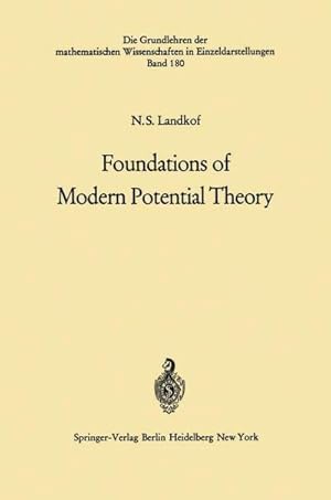 Seller image for Foundations of Modern Potential Theory for sale by AHA-BUCH GmbH