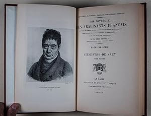 Seller image for Bibliothque des arabisants Franais contenant les mmoires des orientalistes franais relatifs aux tudes arabes parus dans les priodiques et qui ni ont pas t runis  ce jour : premire srie, Silvestre de Sacy. 2-vol. set (Complete) for sale by ERIC CHAIM KLINE, BOOKSELLER (ABAA ILAB)