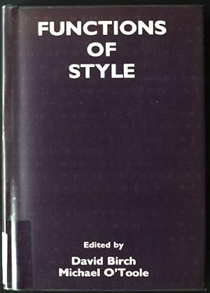Seller image for Functions of Style Open Linguistics Series for sale by books4less (Versandantiquariat Petra Gros GmbH & Co. KG)