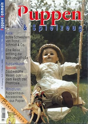 Seller image for Puppen & Spielzeug. Internationales Sammlermagazin. hier: Heft 7/Oktober 2000 (25. Jahrgang). for sale by Versandantiquariat  Rainer Wlfel