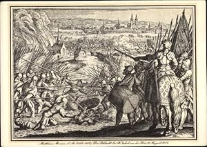 Künstler Ansichtskarte / Postkarte Merian d.Ä., Matthäus, Schlacht bei St. Jakob an der Birs 1444...