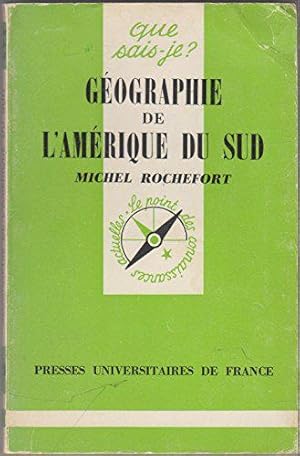 Image du vendeur pour Gographie de l'Amrique du Sud mis en vente par JLG_livres anciens et modernes