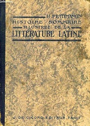 Bild des Verkufers fr Histoire sommaire illustre de la littrature latine. zum Verkauf von JLG_livres anciens et modernes