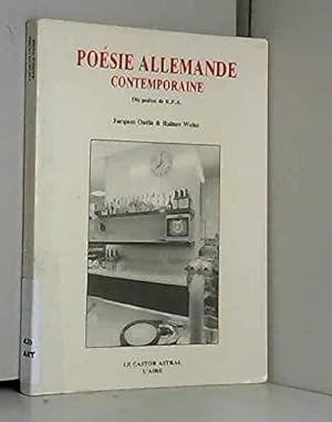 Seller image for Posie allemande contemporaine, 10 poetes de rfa for sale by JLG_livres anciens et modernes