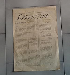 GAZZETTINO , numero 11 del 7 febbraio 1877 - anno secondo, Bologna, Soc. tip. Azzoguidi, 1877