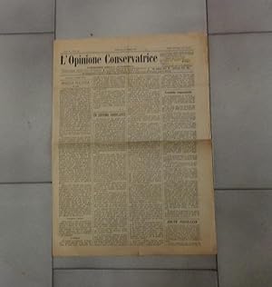 L'OPINIONE CONSERVATRICE - CORRIERE DELLA DOMENICA, numero 23 del 10 giugno 1894 -. ANNO DECIMO, ...