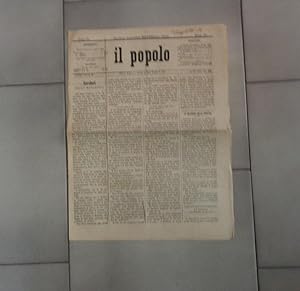 IL POPOLO, numero 51 del 20 febbraio 1870 - anno SECONDO, Bologna, Tipografia degli Agrofili, 1870